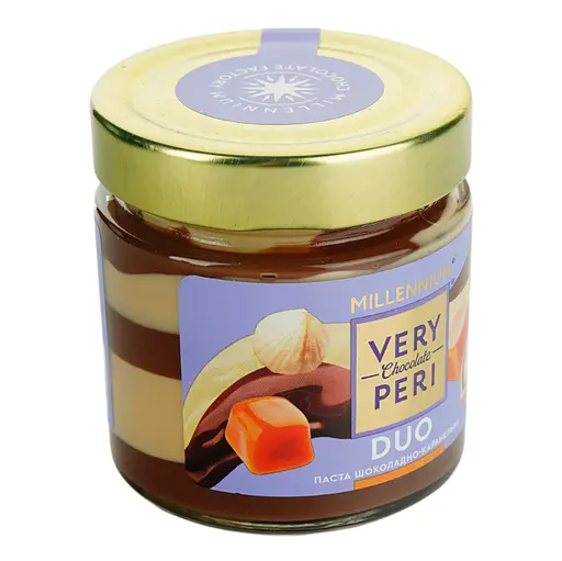 Паста Millennium Very Peri Duo шоколадно-карамельна 230 г - фото 2