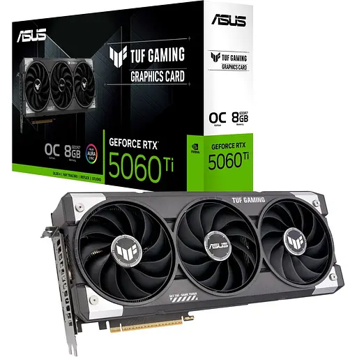 Відеокарта Asus TUF Gaming GeForce RTX 5060 Ti 8GB OC Edition (TUF-RTX5060TI-O8G-Gaming) EU [135974]