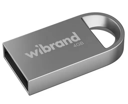 Flash Wibrand USB 2.0 Lynx 4Gb Silver - фото 1