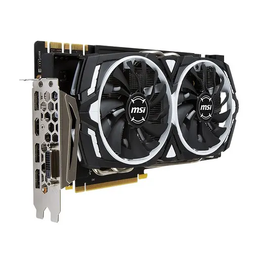 Видеокарта MSI GTX 1070 8Gb Armor OC (GTX 1070 ARMOR 8G OC) (GDDR5, 256 bit, PCI-E v3.0) Б/у - фото 2