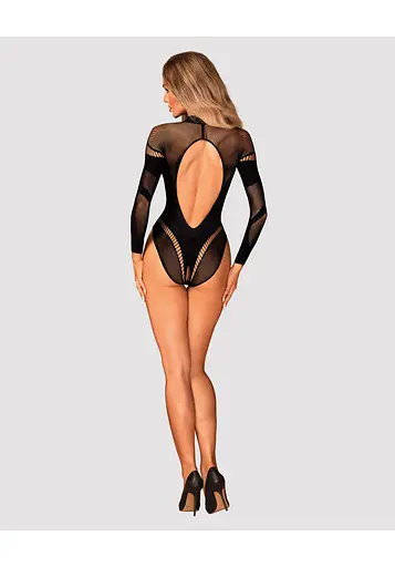 Боди Obsessive B135 XL/XXL черный - фото 4