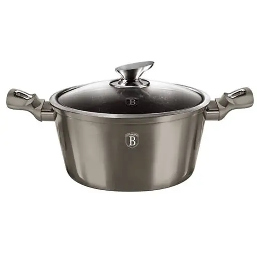 Кастрюля Berlinger Haus Carbon Collection с крышкой 8 л 30х13.5 см коричневая (BH 6193)