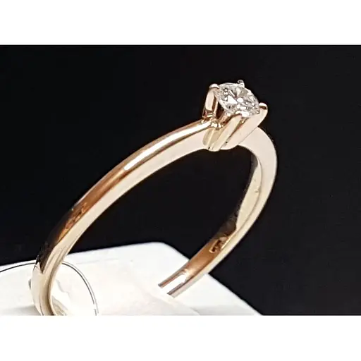 Золоте кільце Qvaliz з діамантами. Артикул 501-00780 17 - фото 2