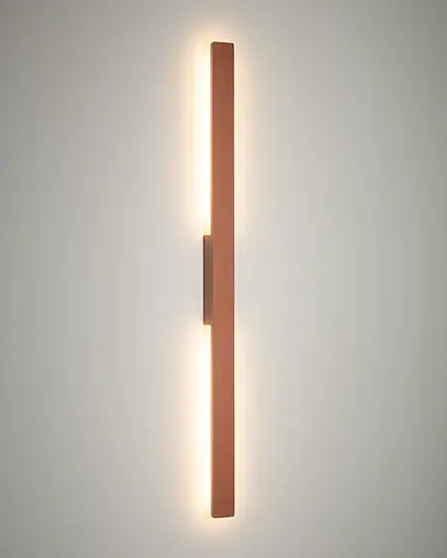 Світильник вуличний настінний Nowodvorski 11557 Demi LED M 1x18W 3000K 1200Lm IP54 цегляний - фото 2