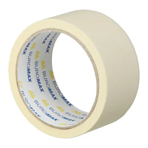 Клейкая лента малярная BUROMAX BM.7600 белая 48 мм x 20 м - фото 1