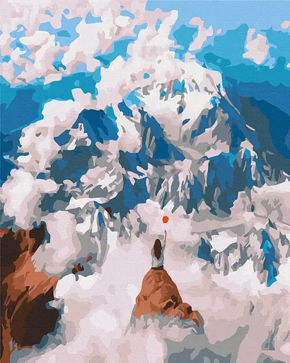 Картина за номерами на підрамнику Brushme На вершині світу