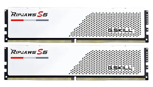 Оперативная память G.Skill 32GB (2x16GB) DDR5 5600MHz Ripjaws S5 White (F5-5600J3636C16GX2-RS5W)