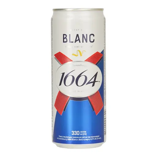 Пиво Kronenbourg 1664 Blanc with a hint of citrus світле 4.8% з/б 0.33 л (744358) - фото 4