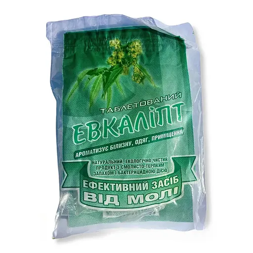 Средство от моли ароматизированное в таблетках "Эвкалипт", 4 таблетки, Біон 87648 - фото 1