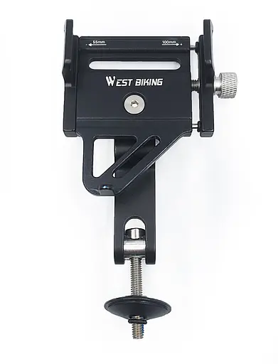 Велосипедный держатель для телефона West Biking YP0719360 5,5-10 см алюм. черный (G0001280) - фото 1
