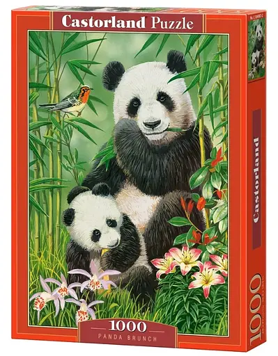 Пазли Castorland Сніданок панд, 1000 елементів, 68x47 см