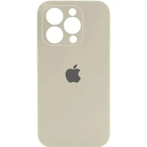 Чохол Epik Silicone Case Full Camera Protective (AA) для Apple iPhone 13 Pro (6.1) Бежевий/Antique White - фото 1