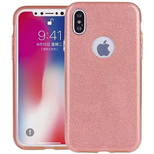 Чехол-накладка Toto TPU Shine Case iPhone X Rose Gold