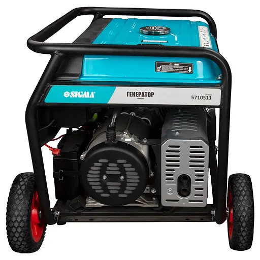 Генератор бензиновий Sigma 8.5/9.0 кВт, одно/трифазний, ручний/електро запсук (5710511) - фото 7