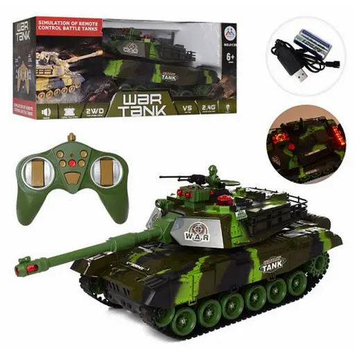 Дитячий іграшковий танк на радіокеруванні арт.0139 - фото 2