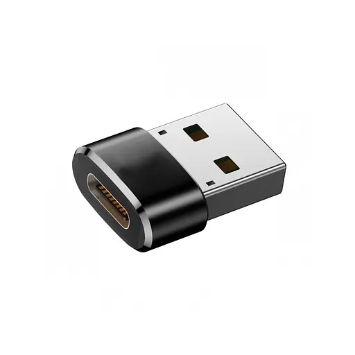 Переходник Type-C (F) - USB 2.0 (M), черный, Dynamode (DM-AD-USB-CA)