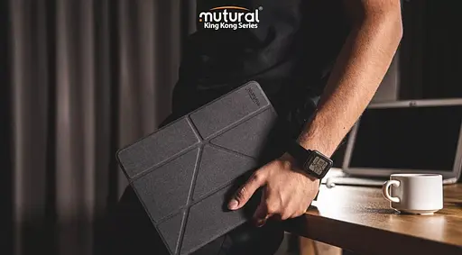 Чохол-книжка Mutural Apple iPad Pro 12.9'' M1 (2021) King Kong Smart Case (Dark Blue) [63471] - фото 4