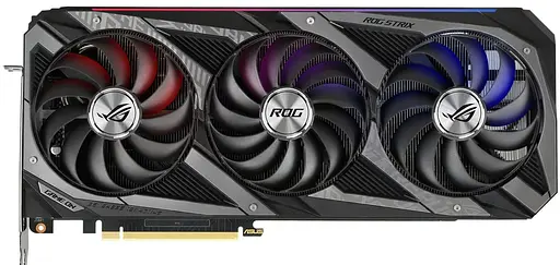 Видеокарта ASUS RTX 3070Ti 8Gb Strix Gaming OC (ROG-STRIX-RTX3070TI-O8G-GAMING) (GDDR6X, 256 bit, PCI-E v4.0) Б/у - фото 1
