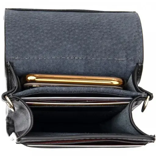 Кожаная сумка Grande Pelle 18.5х10.5х3.5 см sum0026224 - фото 5