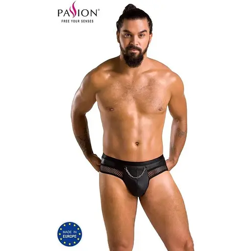 Труси чоловічі Passion 030 Slip Open Tom black L/XL - фото 5