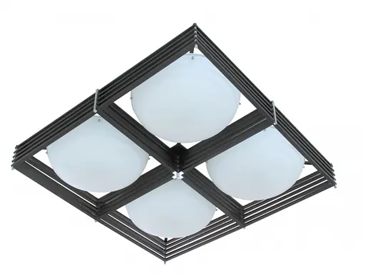 Люстра потолочная в восточном стиле Brille E27 60W BK (BKL-333C/12)