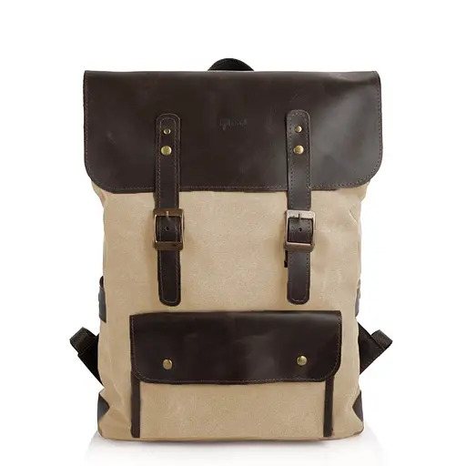 Кожаный мужской рюкзак TARWA 42х33х12 см sum0026195 - фото 2