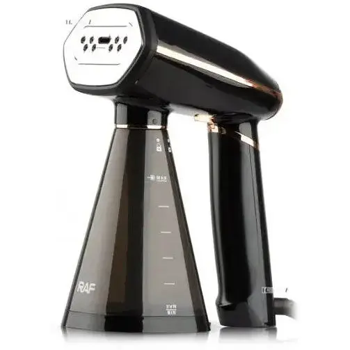 Хороший паровой ручной утюг щетка RAF R-1272 отпариватель для одежды дома и штор с насадками - фото 1