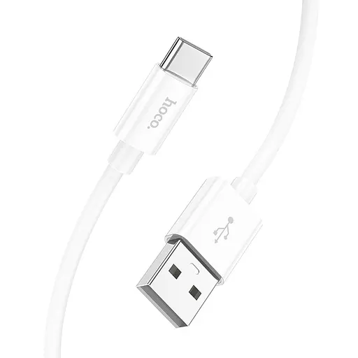 Дата кабель Hoco X87 Magic silicone USB to Type-C (1m) White - фото 4