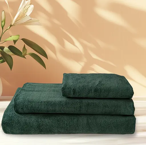 Полотенце Versailles микрофибра 70х140 см изумрудное (146795) - фото 1