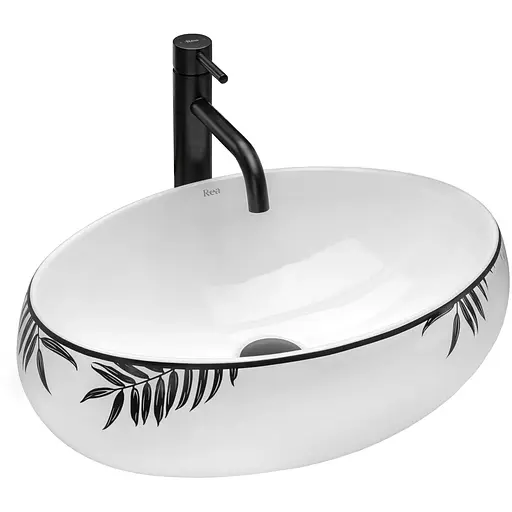 Умивальник Rea Shila накладний REA-U6655, Білий - фото 1