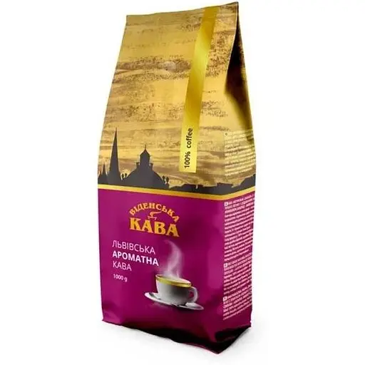 Кофе в зёрнах "Львівська Ароматна" 1 кг - фото 1