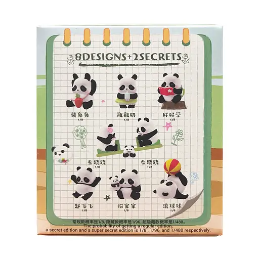 Коллекционная фигурка-сюрприз с аксессуарами 52Toys Panda Roll Kindergarten (123932) - фото 2