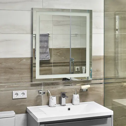 Дзеркало Unio MRR-01 SQR-AA 700 x 800 mm LED FL 000026926 - фото 2