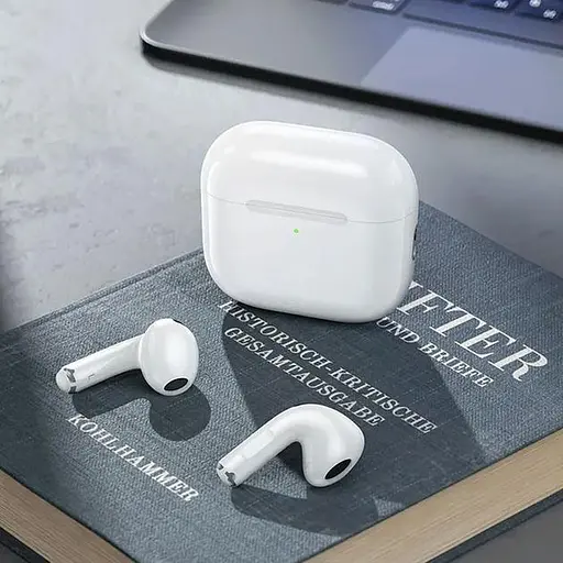 Беспроводные TWS наушники Borofone BW64 вкладыши white - фото 7