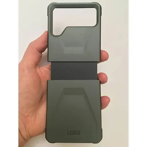 Оригинальный противоударный чехол UAG Civilian для Samsung Galaxy Z Flip4 Olive (214007117272) - фото 9