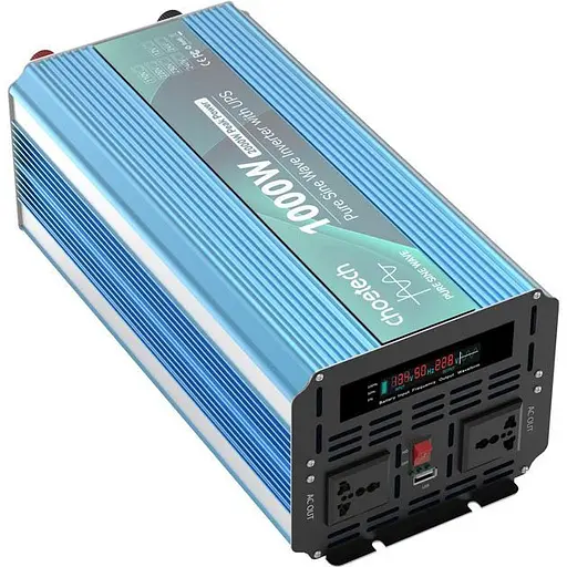 Автомобільний інвертор Choetech 12/220V 1000W INV-C1000WUPS-EU (108835) - фото 5