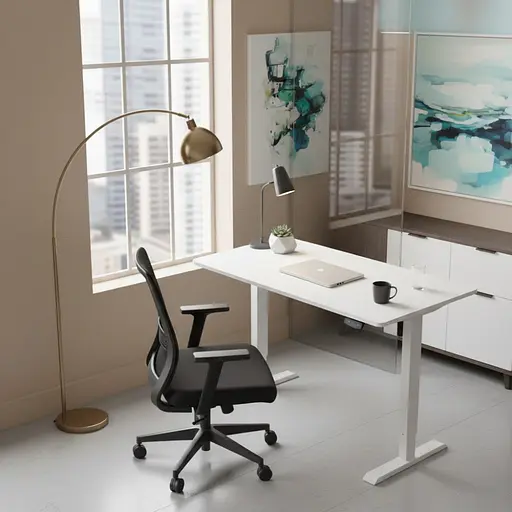 Электрический стол для работы сидя и стоя с регулировкой высоты Itech MT12BW - фото 13