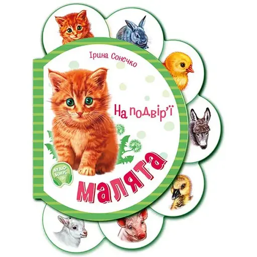 Книга Малята на подвір'ї + Аудіо-бонус. Автор - Ірина Сонечко (Ранок)