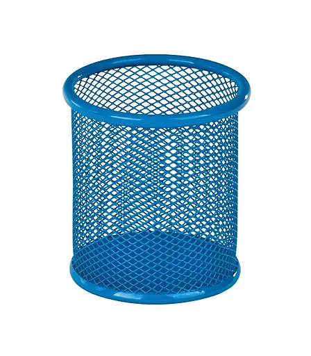 Подставка для ручек круглая, металлическая, синий ZB.3100-02