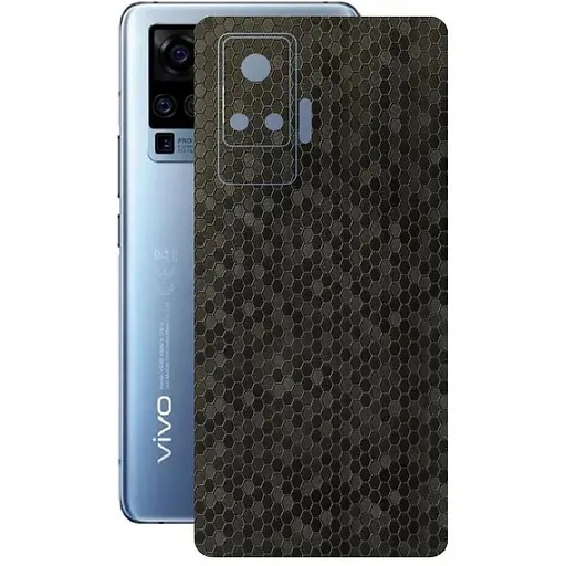 Защитная пленка StatusSKIN для Vivo X51 5G Корпус Винил Соты черные - фото 1