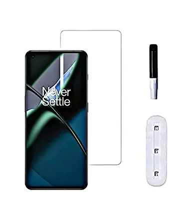 Захисне скло DK для OnePlus 11 UV Curved 015456 clear 2 шт. - фото 6