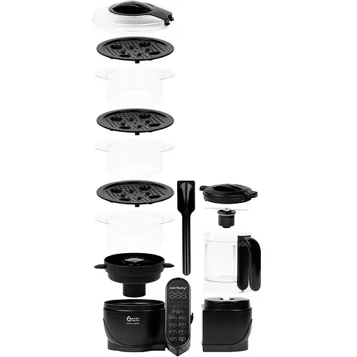Блендер-пароварка Babymoov Nutribaby + XL Black (A001140) - фото 2