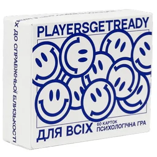 Настольная игра PLAYERSGETREADY Психологическая игра для всех (60 карточек) (укр.) (Everyone#Ua) - фото 1