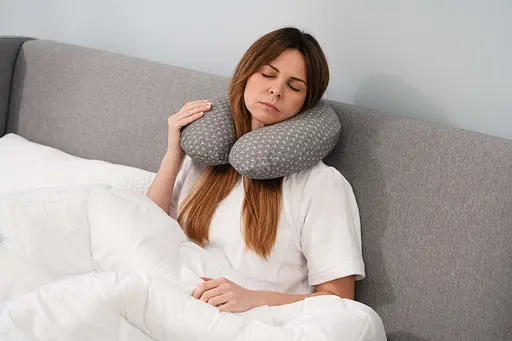 Подушка ортопедична Ardesto Sleepwell Travel, 34х29х10см, сірий (ART3429NEP) - фото 10