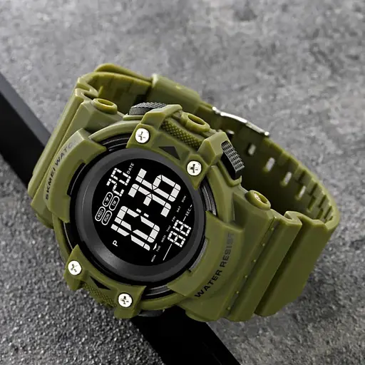 Наручний годинник чоловічий 2195AG Army Green Skmei acs0030165 - фото 2