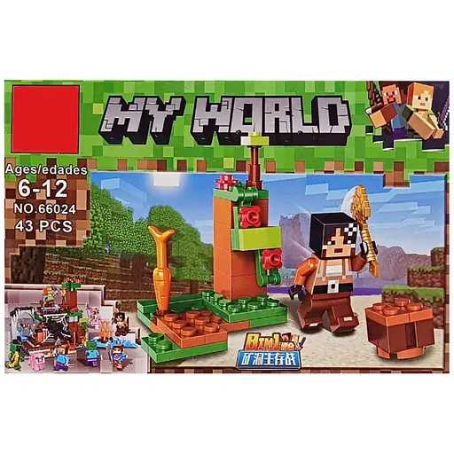 Конструктор дитячий "Minecraft" 66024-8, 40 деталей