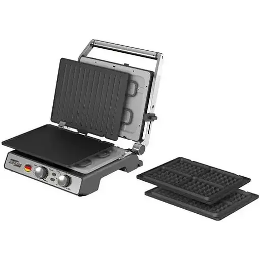 Контактний гриль-вафельниця 2в1 Zepline ZP-809 3500W - фото 2