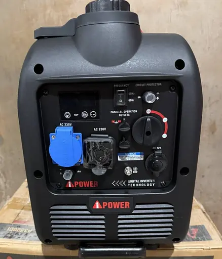 Инверторный бензиновый генератор iPower A3500DI (3.0/3.5 кВт) с дисплеем, колесами и ручкой - фото 7