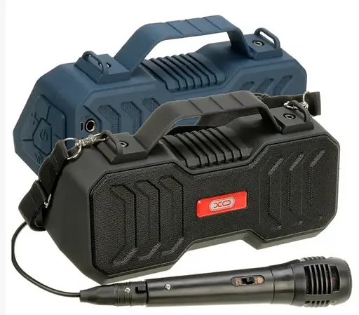 Бездротова Bluetooth колонка XO F26 з мікрофоном, Black - фото 9