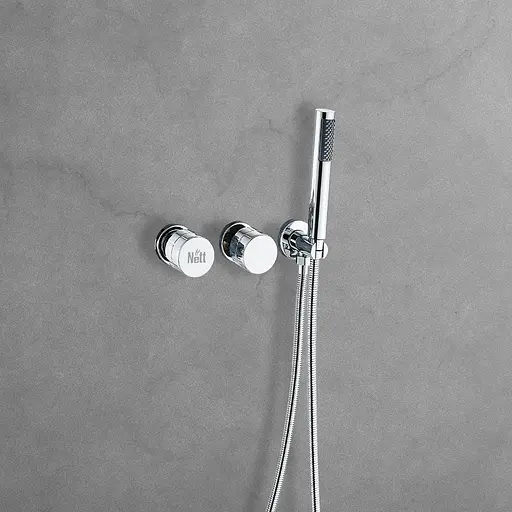 Душова система прихованого монтажу з виливом Nett TSH-99, Хром - фото 5